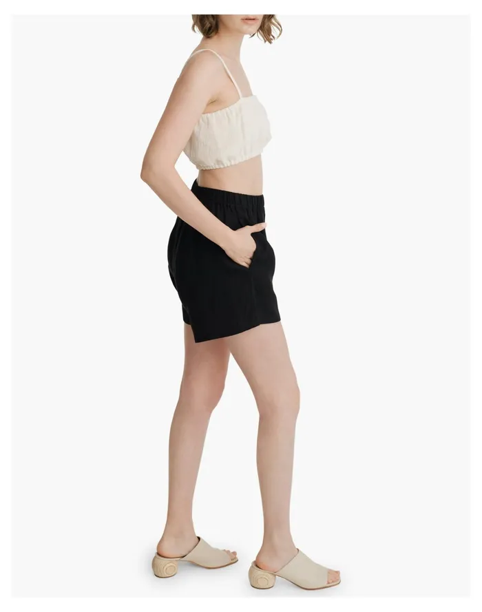 LAUDE The Label Everyday Short Black Women Madewell Shorts LAUDE The Label Everyday Short Black Women Madewell Shorts