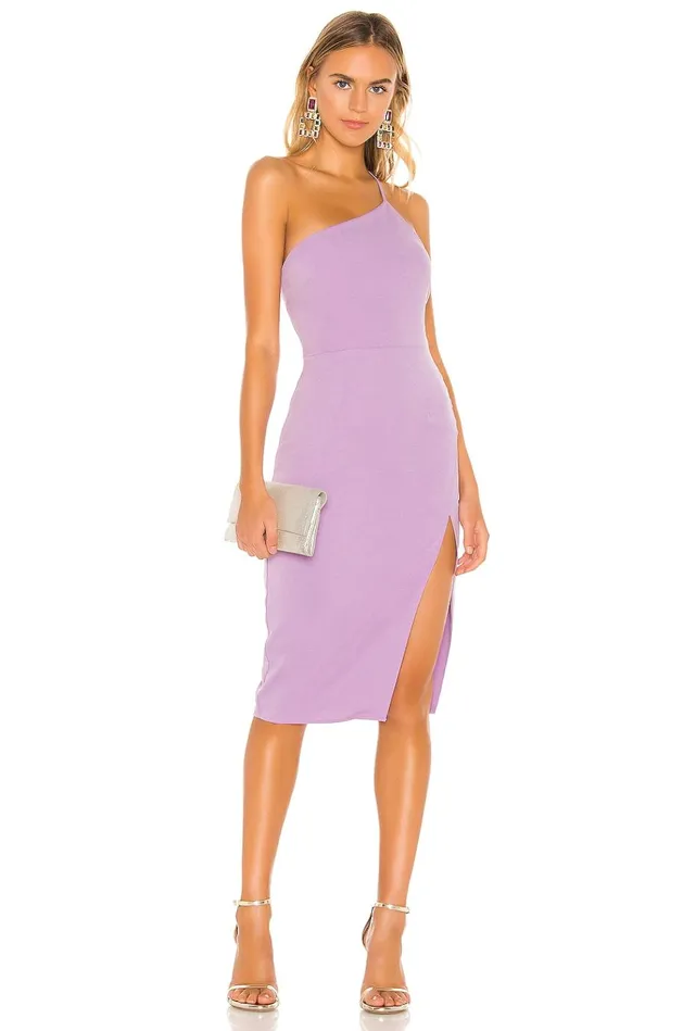 Lazo Midi Dress Lilac Purple Women Lovers Friends Dresses