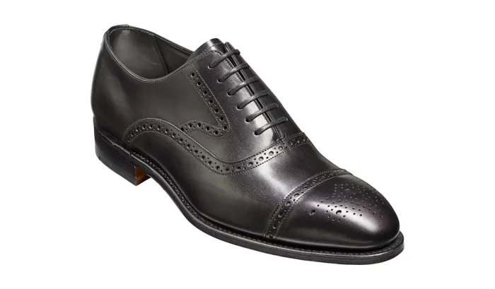 Lerwick 8211 Black Calf Mens Barker Shoes Mens Brogues