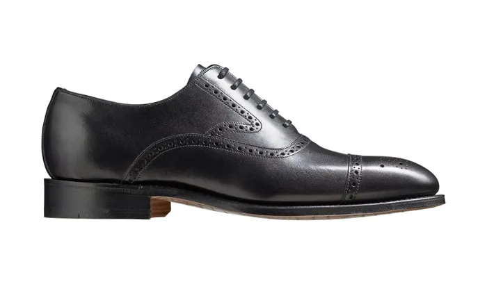 Lerwick 8211 Black Calf Mens Barker Shoes Mens Brogues