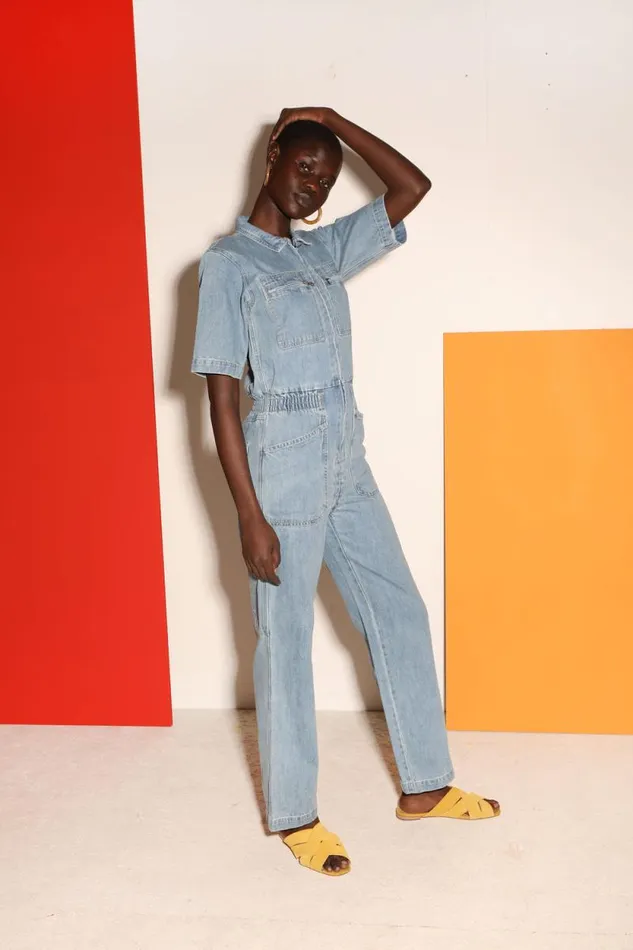 LF Markey Boilersuits Women Danny Boilersuit Mid Blue