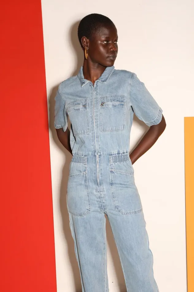 LF Markey Boilersuits Women Danny Boilersuit Mid Blue