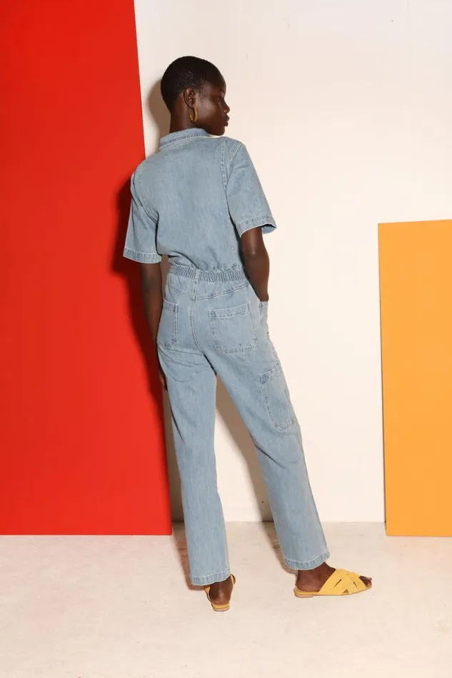 LF Markey Boilersuits Women Danny Boilersuit Mid Blue