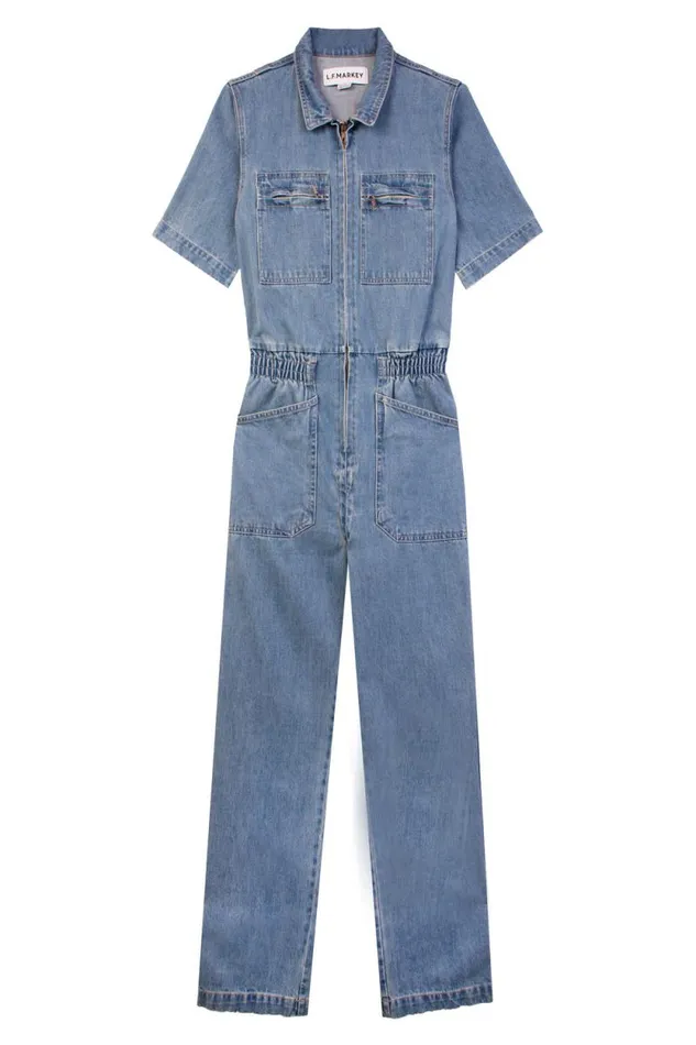 LF Markey Boilersuits Women Danny Boilersuit Mid Blue