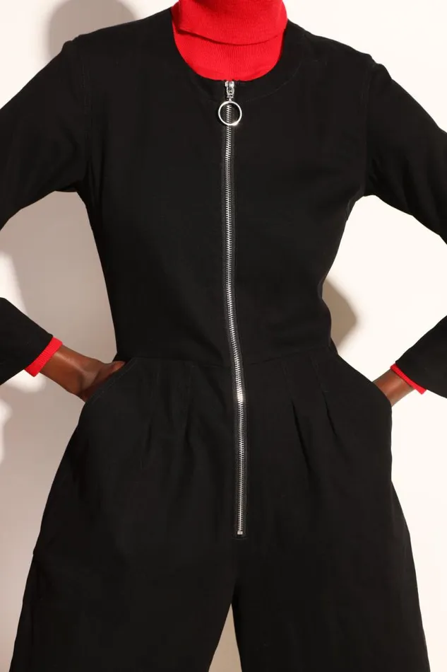 LF Markey Boilersuits Women Jake Boilersuit Black