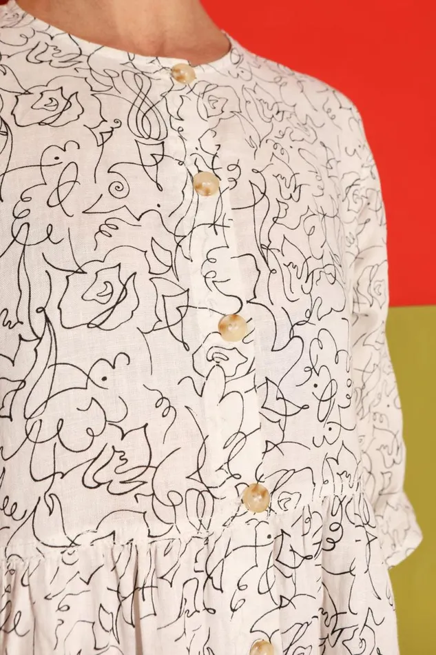 LF Markey Dresses Women Sammy Dress Squiggle Print