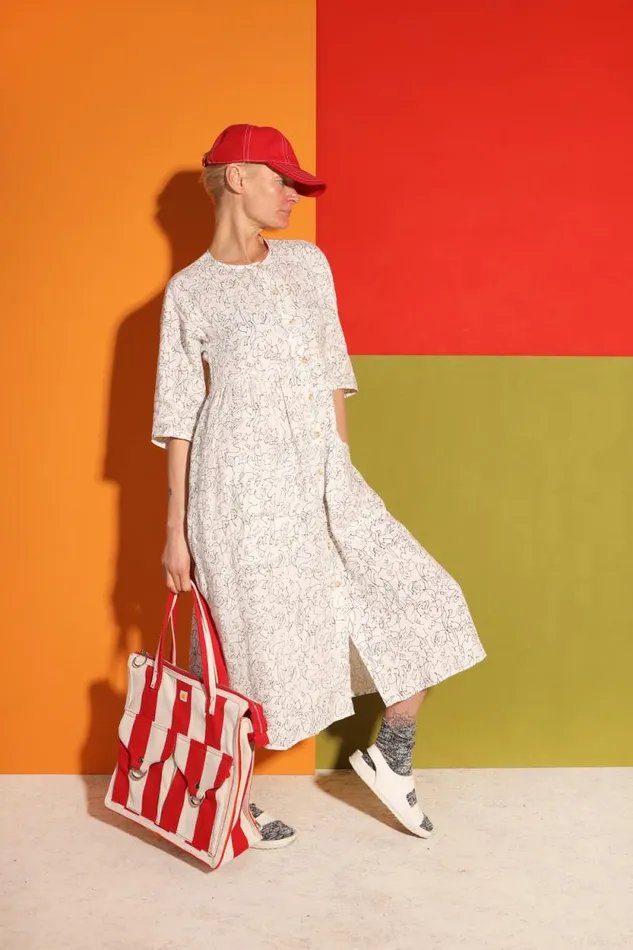 LF Markey Dresses Women Sammy Dress Squiggle Print