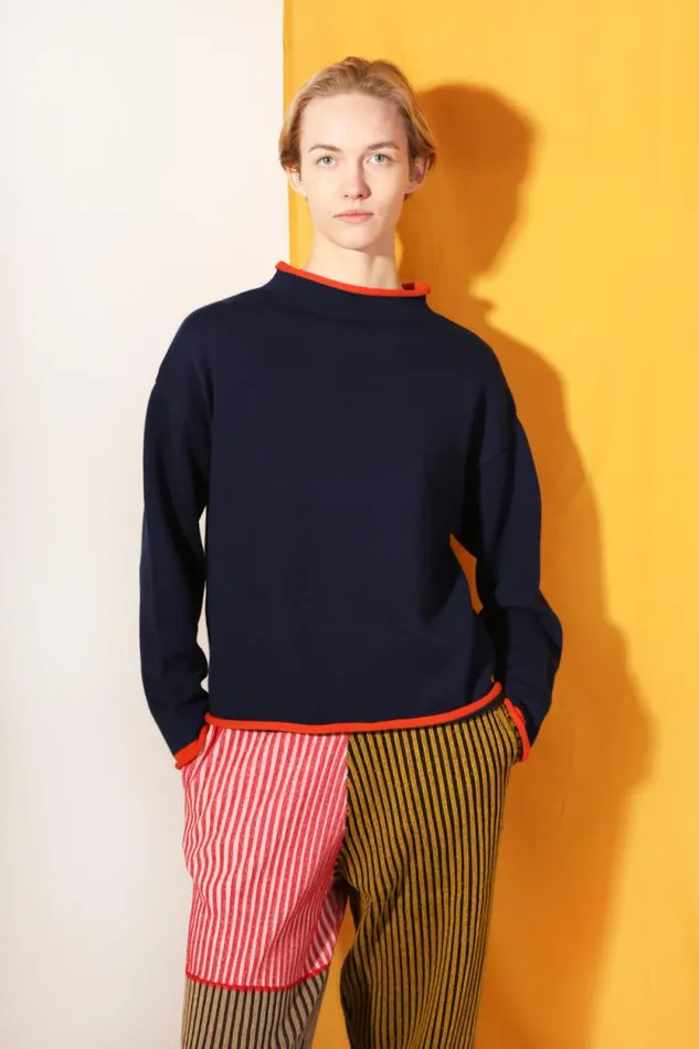 LF Markey Knitwear Women Ivo Knit Navy