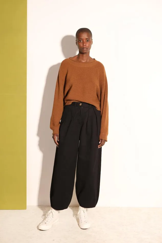 LF Markey Knitwear Women Vernon Knit Russet