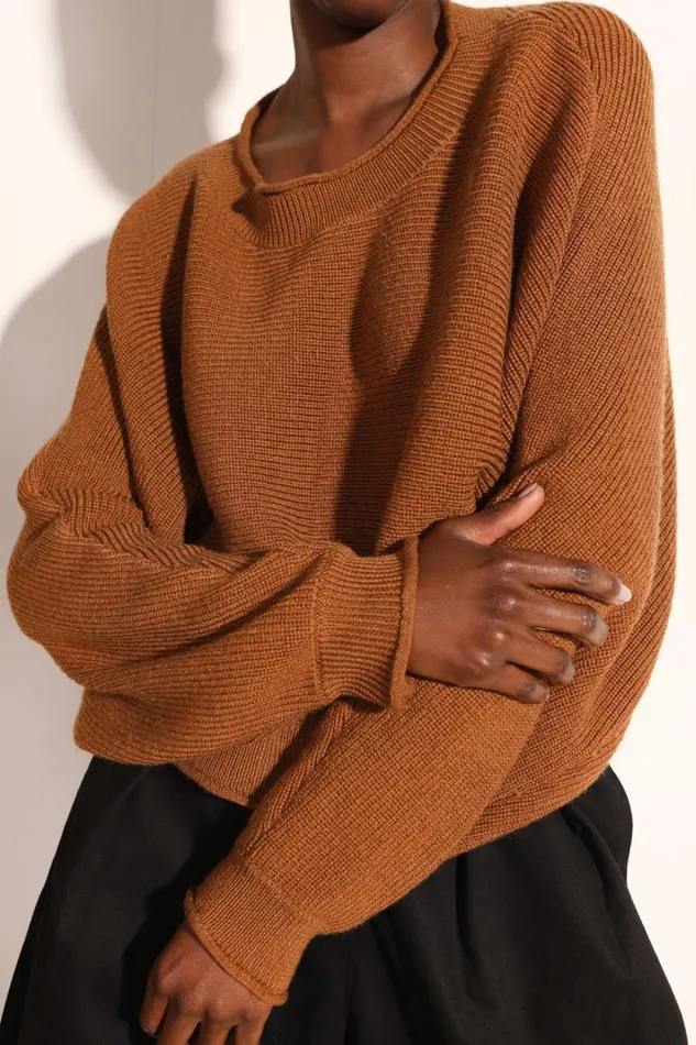 LF Markey Knitwear Women Vernon Knit Russet