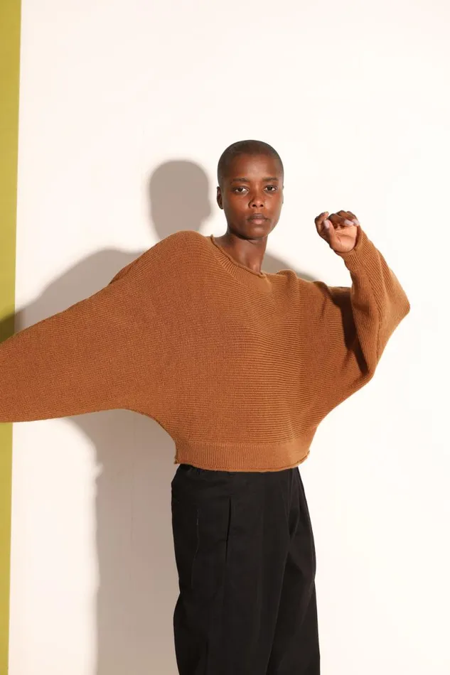 LF Markey Knitwear Women Vernon Knit Russet
