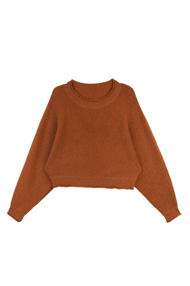 LF Markey Knitwear Women Vernon Knit Russet