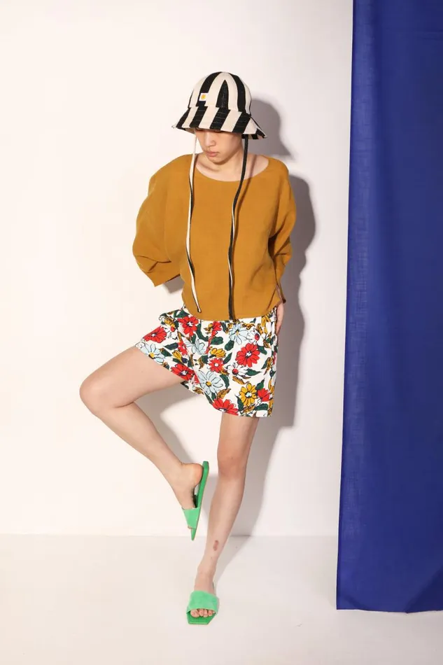 LF Markey Shorts Women Basic Cotton Shorts Cosmos Floral