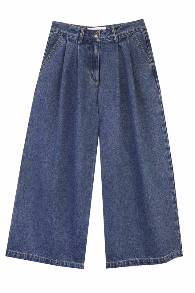 LF Markey Trousers Women Myles Jean Mid Blue