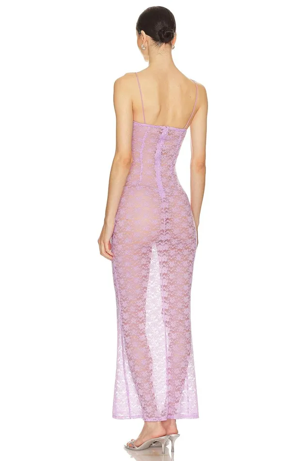 Lia Sheer Gown Lilac Purple Women Lovers Friends Dresses Lia Sheer Gown Lilac Purple Women Lovers Friends Dresses