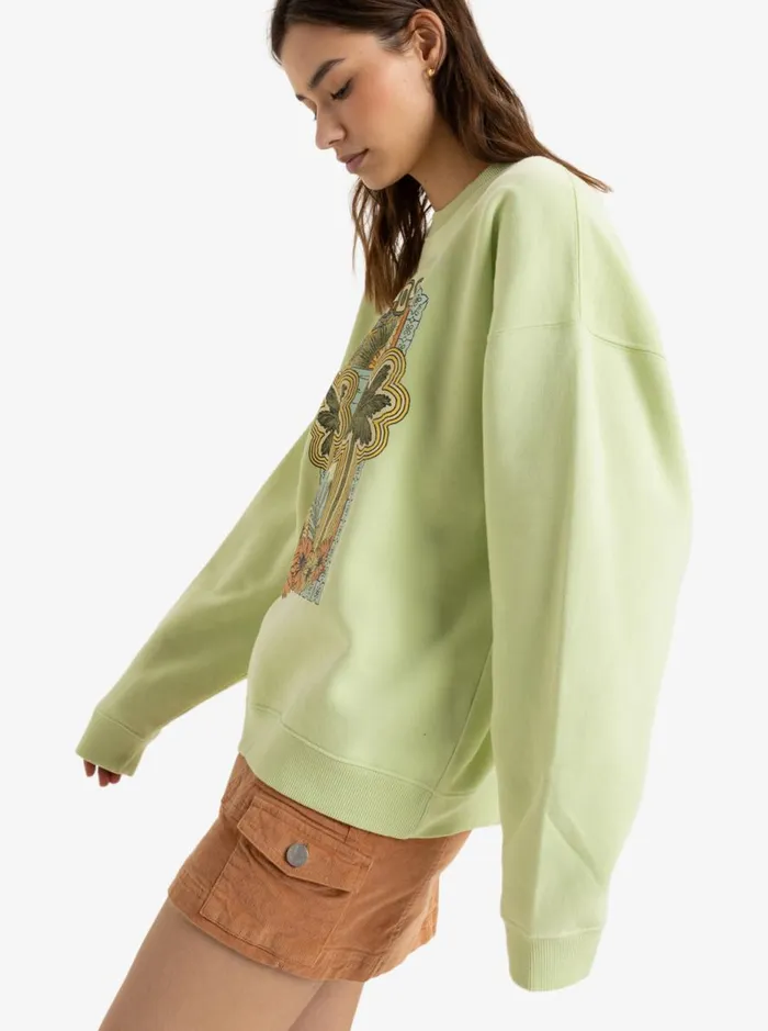 Lineup 8211 Pullover Sweatshirt Butterfly WomenKids Roxy Sweatshirts and Hoodies