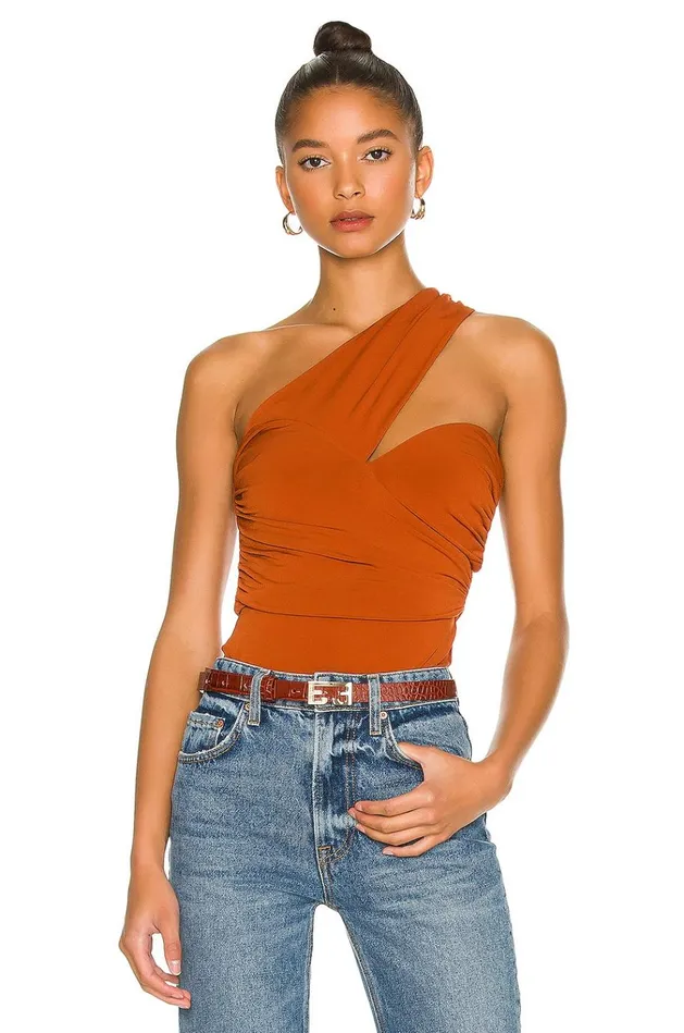 Liv Bodysuit Ginger Brown Women Lovers Friends Tops