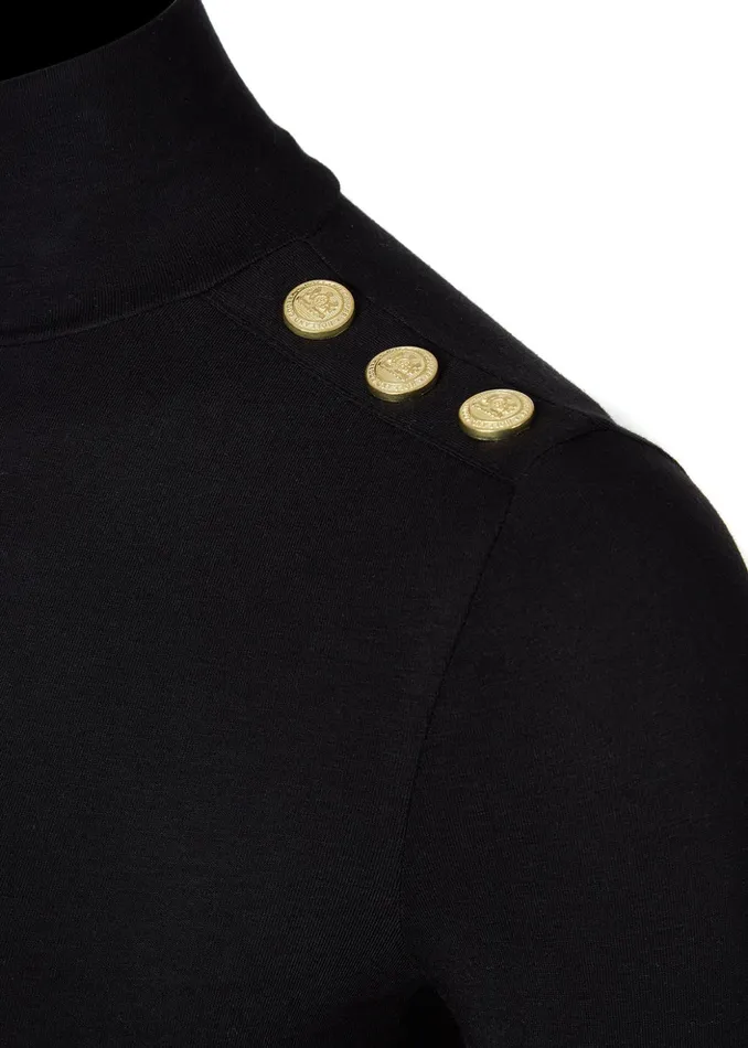 Long Sleeve Bodysuit Black Women Holland Cooper Tops Long Sleeve Bodysuit Black Women Holland Cooper Tops