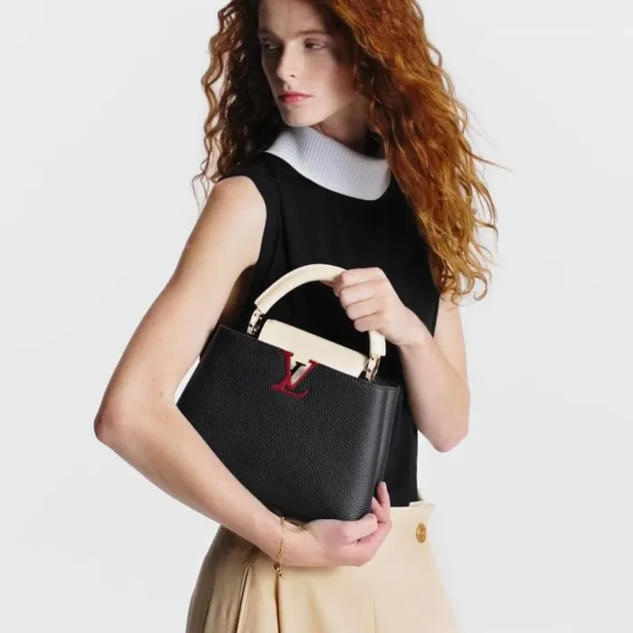 Louis Vuitton M21043 Capucines BB Black 8211 Louis Vuitton Handbag Store Women Louis Vuitton Capucines Bag