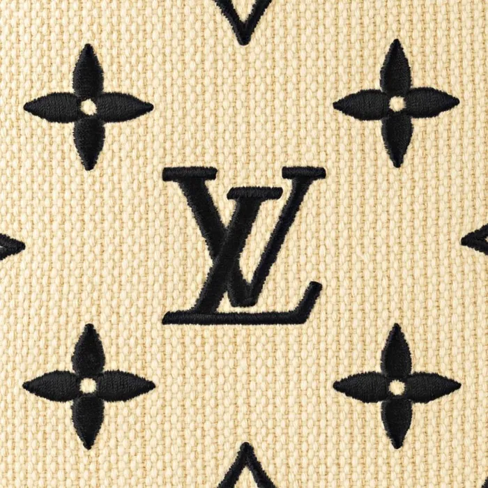 Louis Vuitton M22838 Neverfull MM Lotus Cotton Black Beige 8211 Louis Vuitton Handbag Store Women Louis Vuitton Neverfull Bag