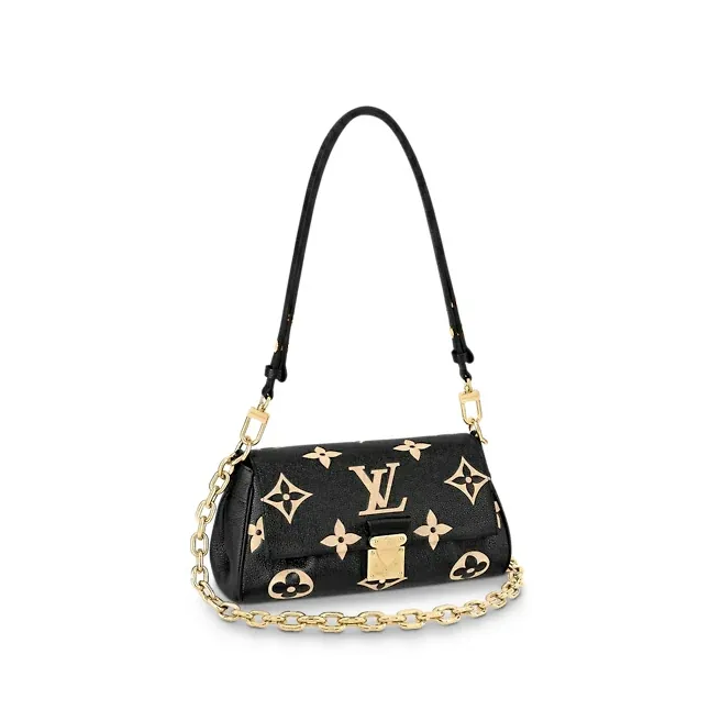 Louis Vuitton M45859 Favorite Black Beige 8211 Louis Vuitton Handbag Store Women Louis Vuitton Pochette Metis Bag