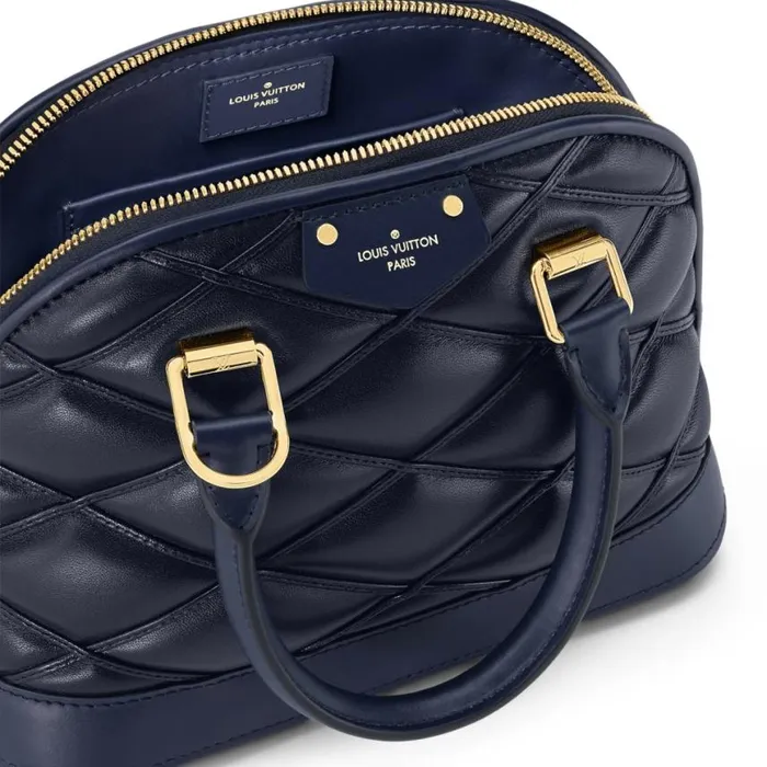 Louis Vuitton Navy Blue M23666 Alma BB 8211 Louis Vuitton Handbag Store Women Louis Vuitton Alma Bag