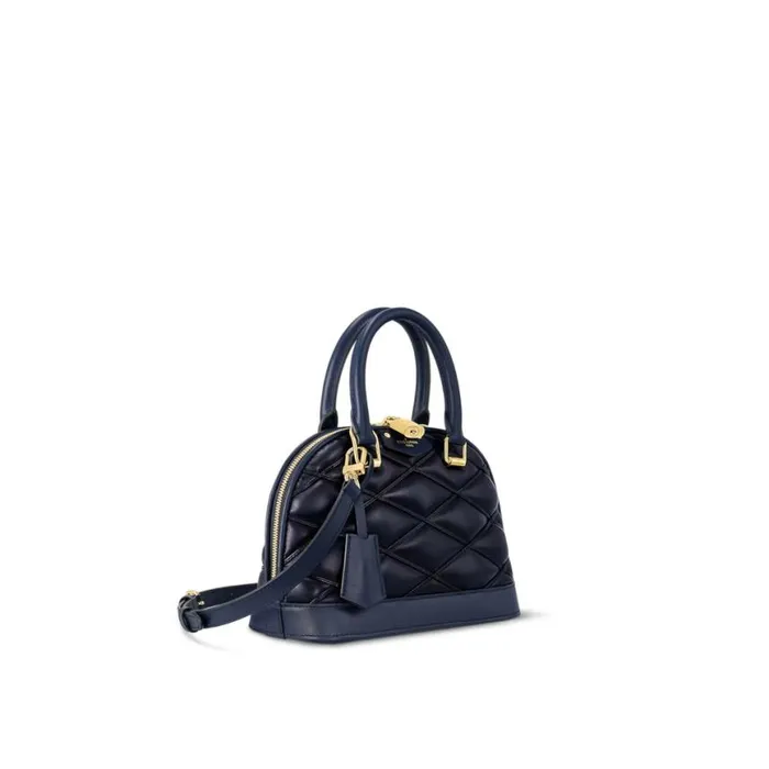 Louis Vuitton Navy Blue M23666 Alma BB 8211 Louis Vuitton Handbag Store Women Louis Vuitton Alma Bag