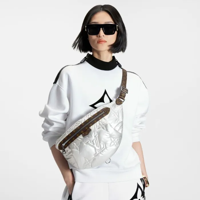 Louis Vuitton Pillow Maxi Bumbag M20971 Silver 8211 Louis Vuitton Handbag Store Women Louis Vuitton Bumbag