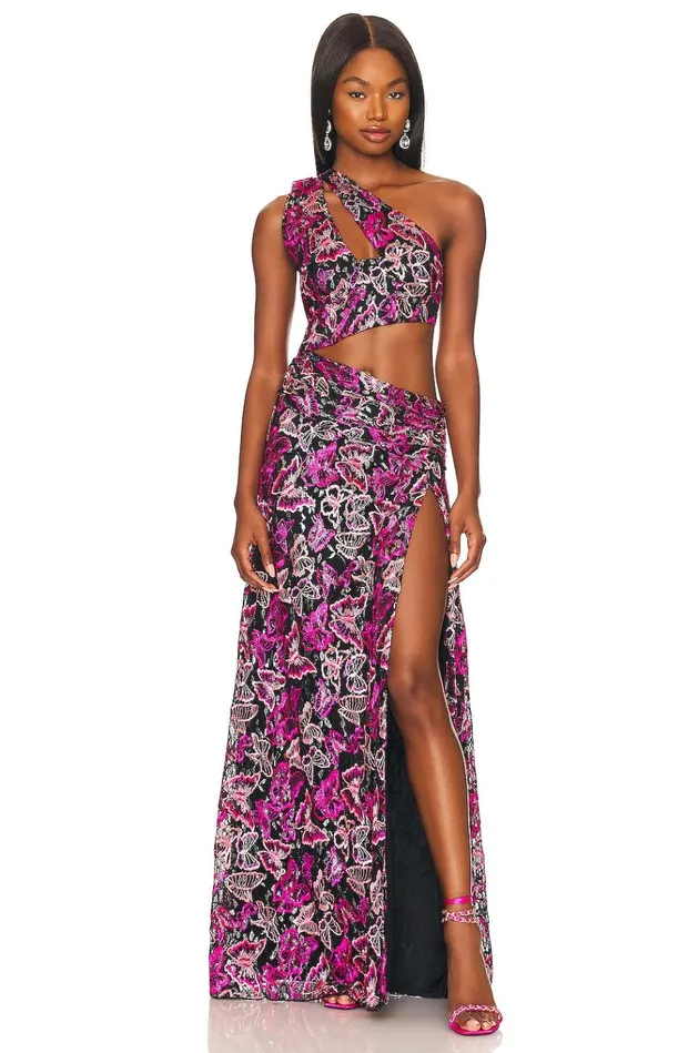 Lovers Friends Elysian Gown Mariposa Multi Women Lovers Friends Dresses