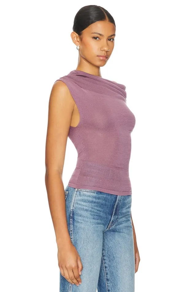Luciana Top Mauve Women Lovers Friends Tops