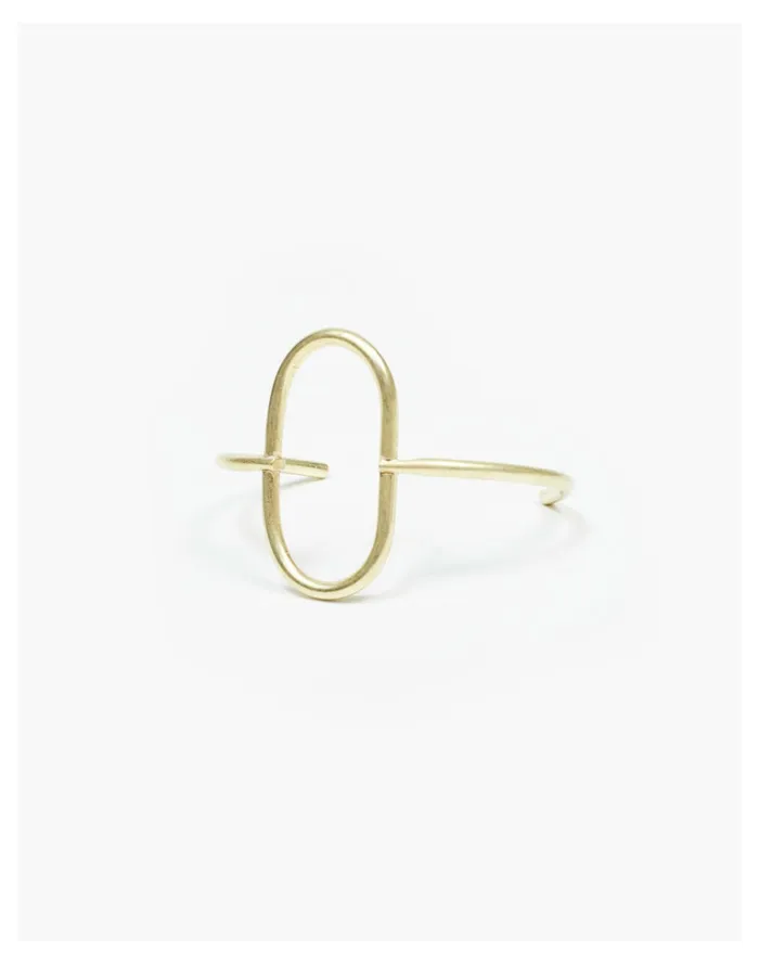 Mahnal Adas Cuff Bracelet Brass Women Madewell Bracelets