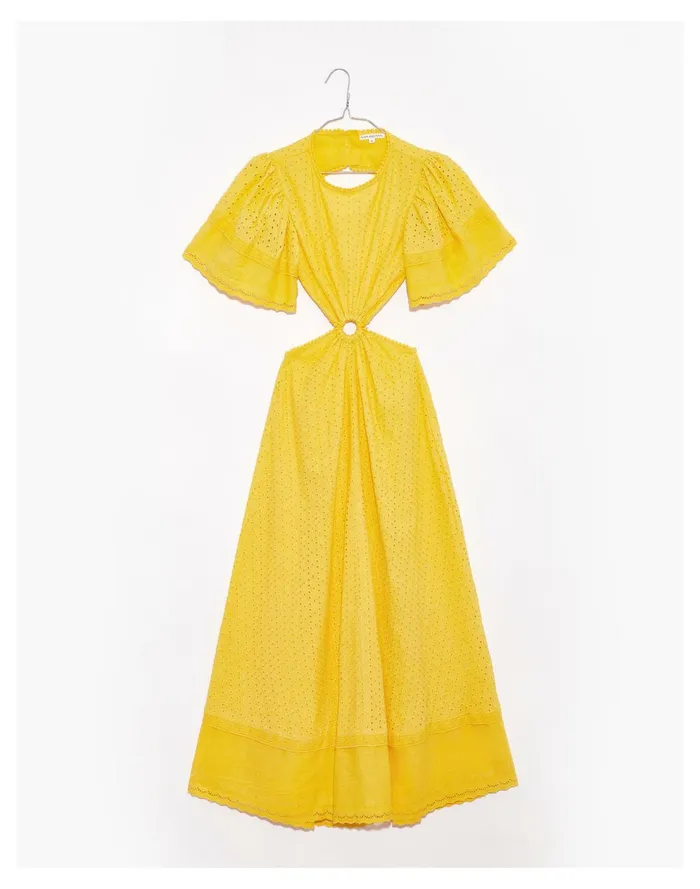 Maia Bergman CARO SUN DRESS Pale Chamois Women Madewell Dresses