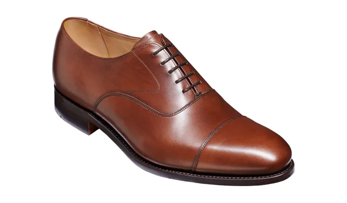 Malvern 8211 Dark Walnut Calf Mens Barker Shoes Mens Oxfords