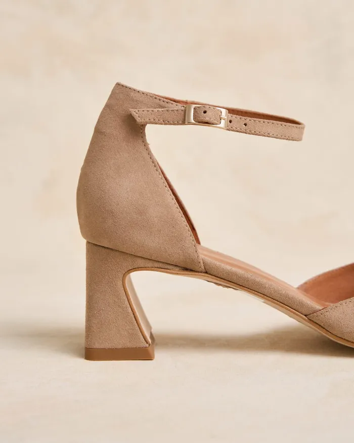 Mary Jane Fanni Heel Mocha Women Polin Et Moi Heels Mary Jane Fanni Heel Mocha Women Polin Et Moi Heels