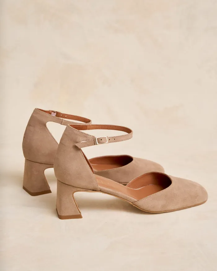 Mary Jane Fanni Heel Mocha Women Polin Et Moi Heels Mary Jane Fanni Heel Mocha Women Polin Et Moi Heels