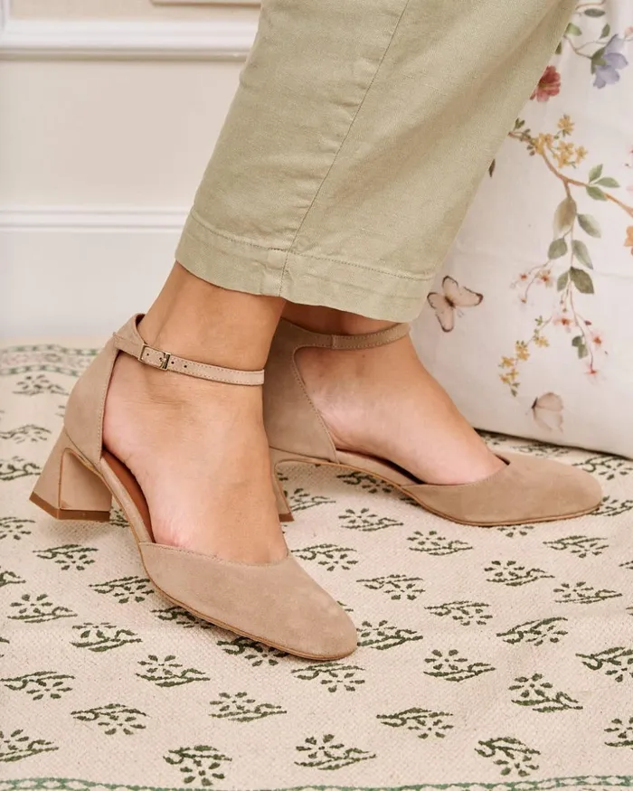 Mary Jane Fanni Heel Mocha Women Polin Et Moi Heels Mary Jane Fanni Heel Mocha Women Polin Et Moi Heels