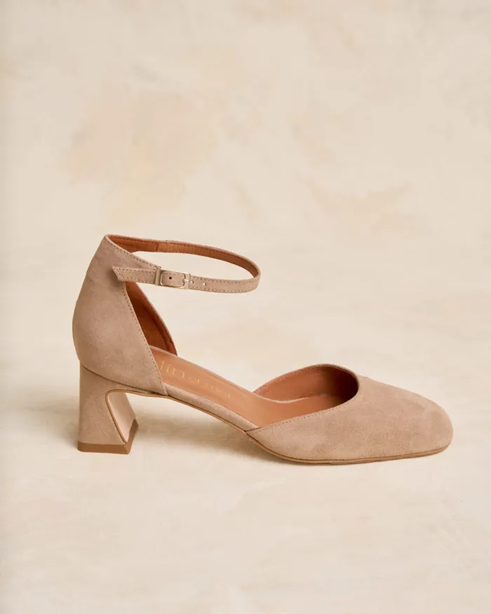 Mary Jane Fanni Heel Mocha Women Polin Et Moi Heels Mary Jane Fanni Heel Mocha Women Polin Et Moi Heels
