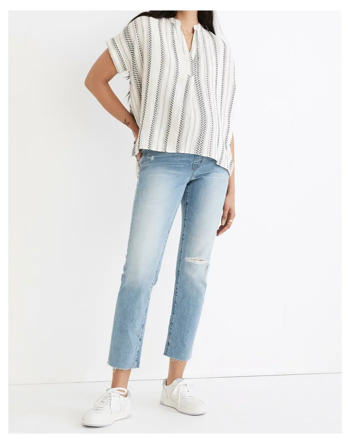 Maternity Over The Belly Perfect Vintage Jeans In Coney Wash Coney Wash Women Madewell Jeans