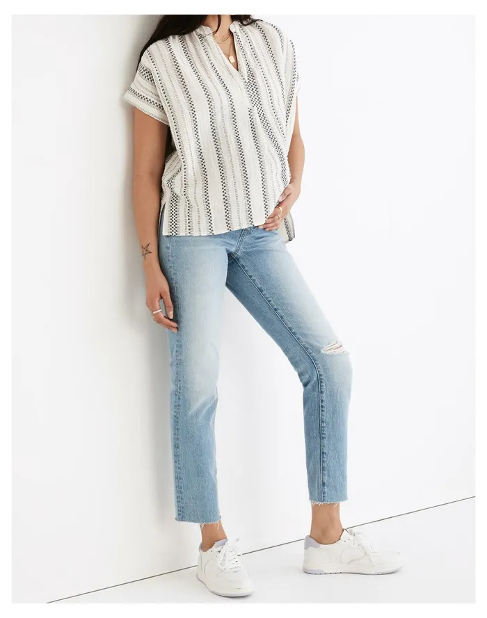 Maternity Over The Belly Perfect Vintage Jeans In Coney Wash Coney Wash Women Madewell Jeans