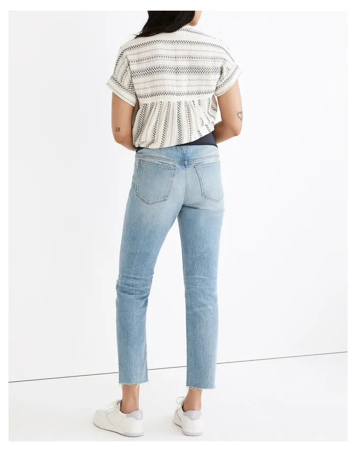 Maternity Over The Belly Perfect Vintage Jeans In Coney Wash Coney Wash Women Madewell Jeans