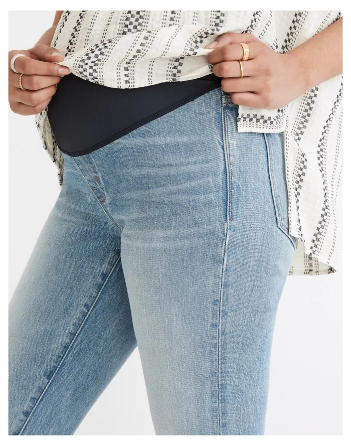 Maternity Over The Belly Perfect Vintage Jeans In Coney Wash Coney Wash Women Madewell Jeans