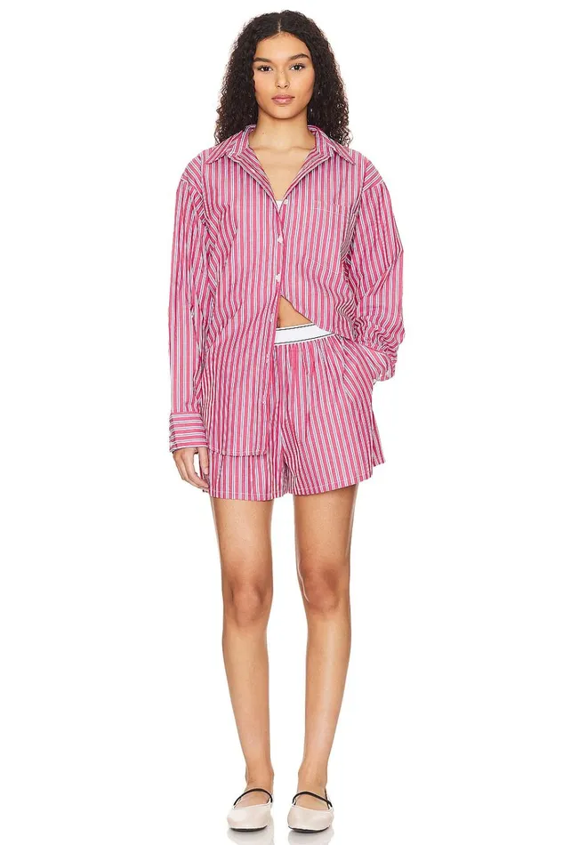 Maxy Short Red and White Women Lovers Friends Shorts Maxy Short Red and White Women Lovers Friends Shorts