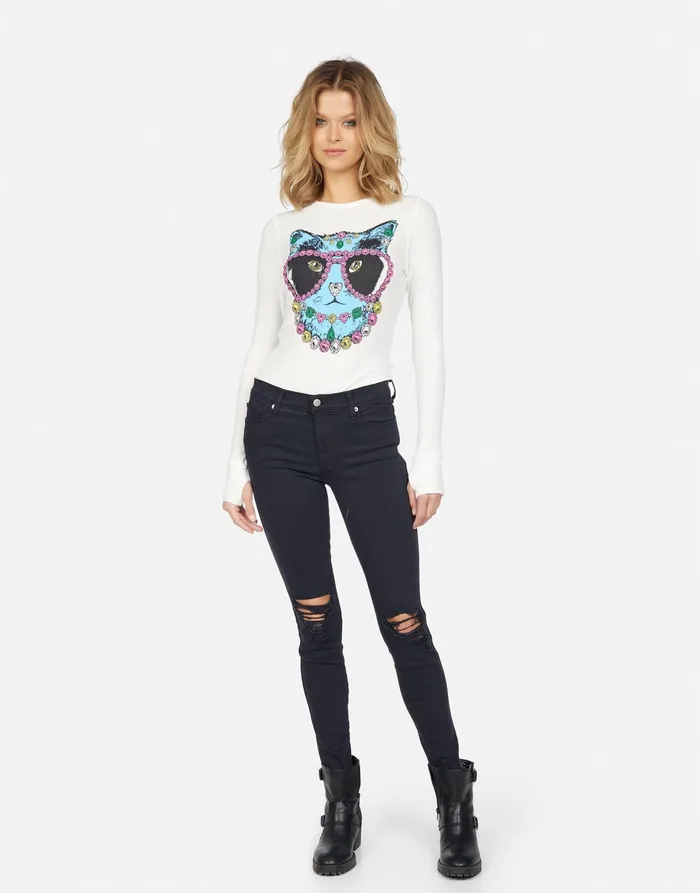 McKinley Diamond Cat Milk Women039s Lauren Moshi Long Sleeve