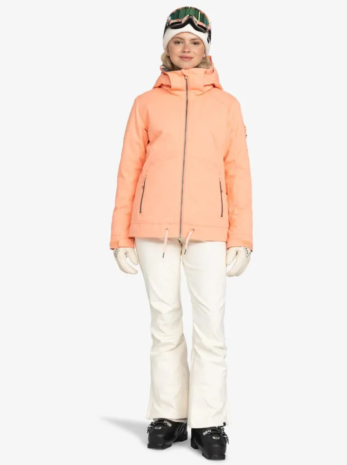 Meade 8211 Snow Jacket Peach Pink Women Roxy Jackets and Coats