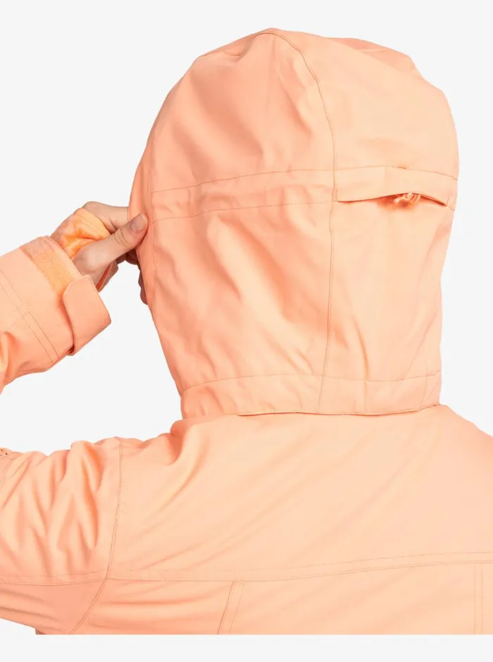 Meade 8211 Snow Jacket Peach Pink Women Roxy Jackets and Coats