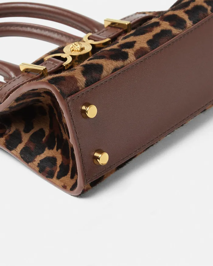 Medusa 03995 Women Versace Leopard Medusa 03995 Mini Tote Bag Animalier