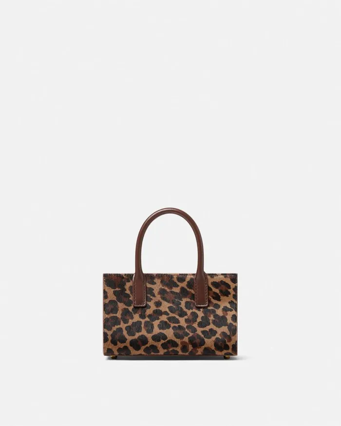 Medusa 03995 Women Versace Leopard Medusa 03995 Mini Tote Bag Animalier