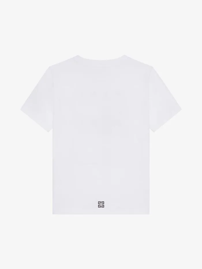 Men Baby 1 Month To 3 Years Givenchy 4G Stars Tshirt In Cotton White