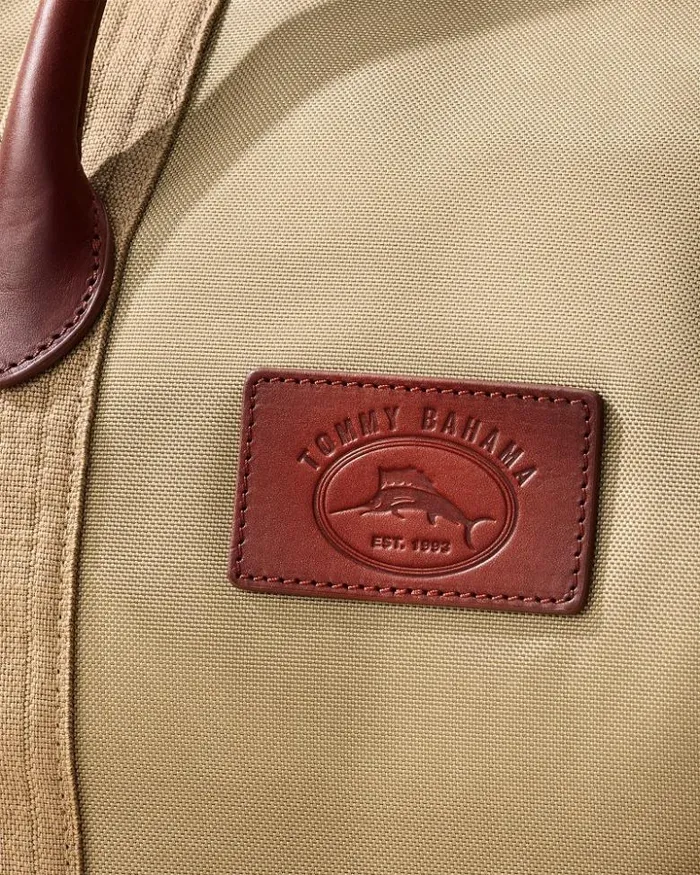 MenBeach and Home Tommy Bahama Luggage and Travel Tommy Bahama Nylon Duffel Bag Khaki