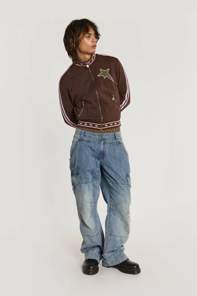Men Blue Millennium Cargo Jeans Blue Jaded London Baggy Jeans Men Blue Millennium Cargo Jeans Blue Jaded London Baggy Jeans